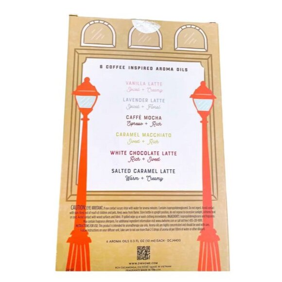 6 Coffee Shop Inspired Aroma Essential Oils Set - Picture 4 of 4